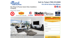 Desktop Screenshot of mysoundhomesolutions.com